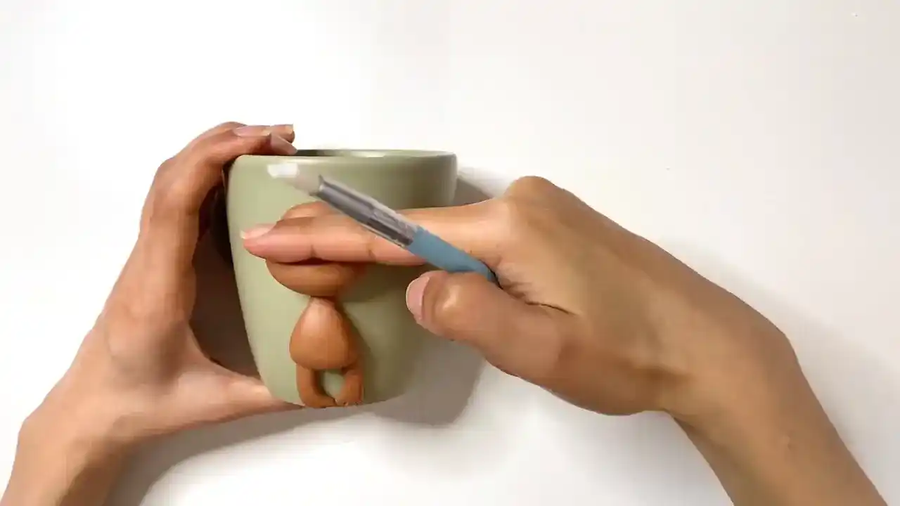 آموزش ساخت پسر قبیله مرحله ساخت اعضای صورت  عروسک