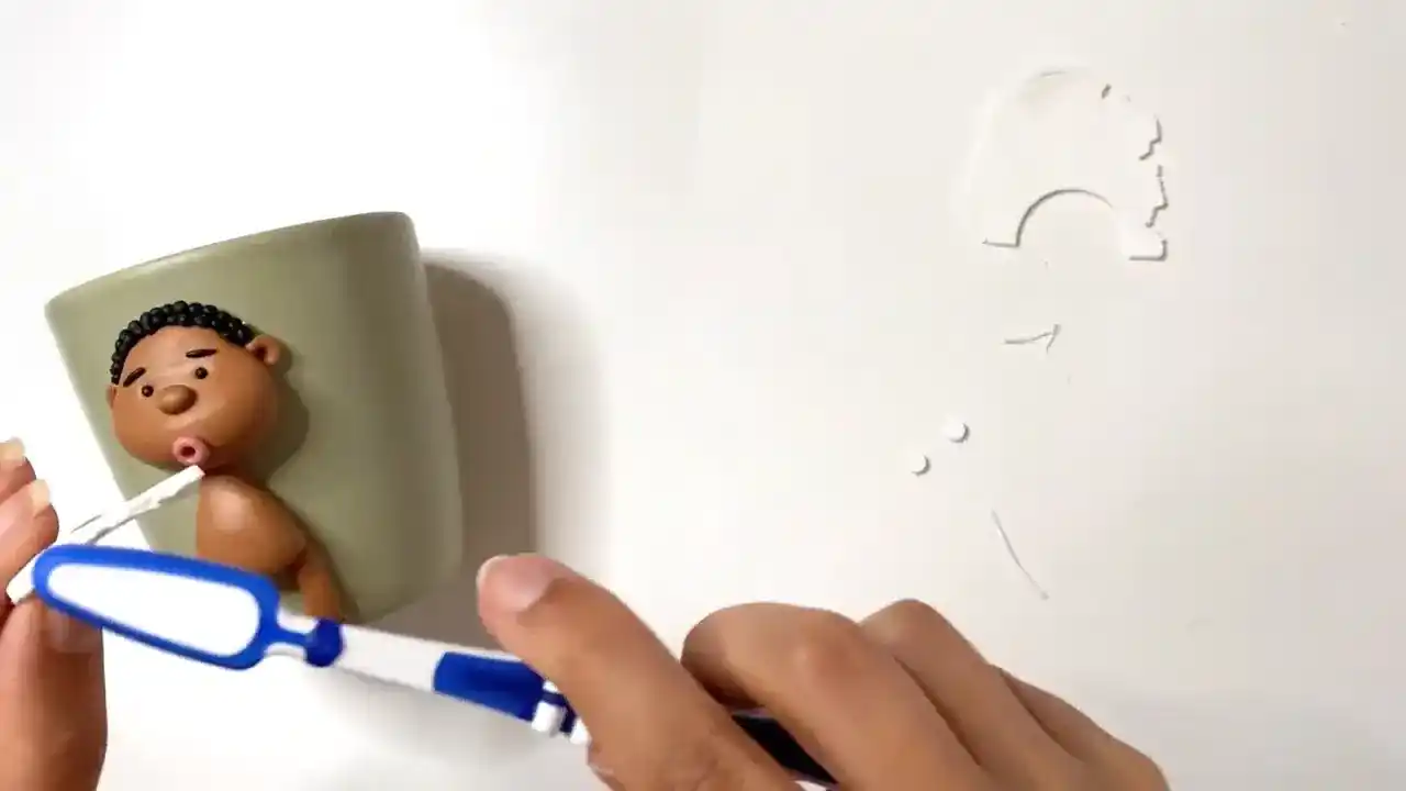 آموزش ساخت پسر قبیله مرحله ساخت کلاه  عروسک