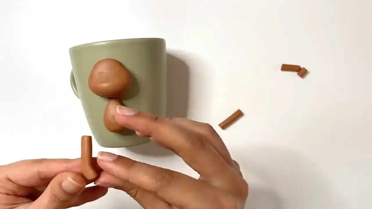 آموزش ساخت پسر قبیله مرحله ساخت پاهای عروسک