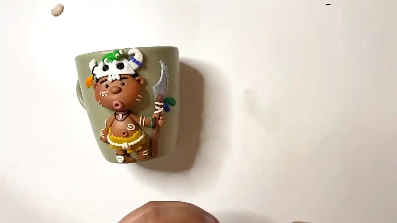 آموزش ساخت پسر قبیله مرحله ساخت گردنبند  عروسک