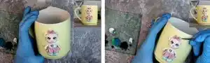 آموزش ساخت ماگ خرس آناراد مرحله ساخت چشم های عروسک  