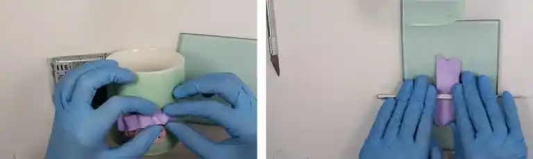 آموزش ماگ طرح خرگوش و سبد مرحله ساخت سبد  عروسک 