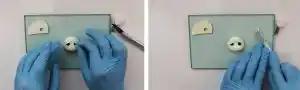 آموزش ماگ طرح خرگوش و سبد مرحله ساخت صورت  عروسک 