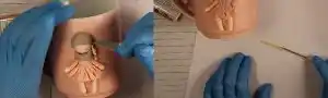 اموزش ساخت ماگ امیلو مرحله ساخت موهای عروسک  