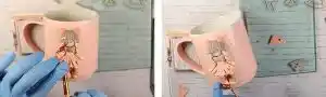 اموزش ساخت ماگ امیلو مرحله ساخت کفش عروسک  