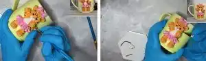 آموزش ساخت ماگ ببر پشمالو مرحله ساخت بدن  ببر 