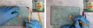 آموزش ساخت ماگ دختر پرتقالی مرحله ساخت عروسک  عروسک 