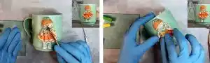 آموزش ساخت ماگ دختر پرتقالی مرحله ساخت پرتقال  عروسک 