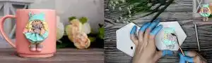 آموزش ساخت ماگ عروسک سولینا مرحله ساخت چشم های  عروسک 