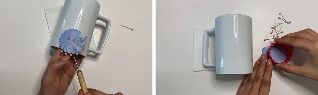 آموزش ساخت ماگ دختر به سبک ژاپنی مرحله ساخت سر عروسک 