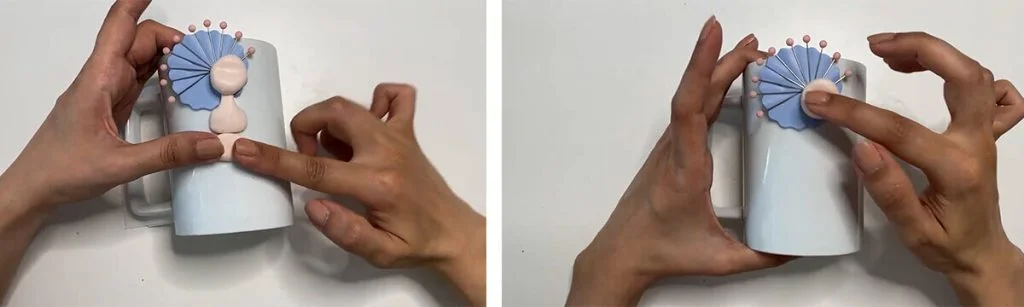 آموزش ساخت ماگ دختر به سبک ژاپنی مرحله ساخت بدن  عروسک 