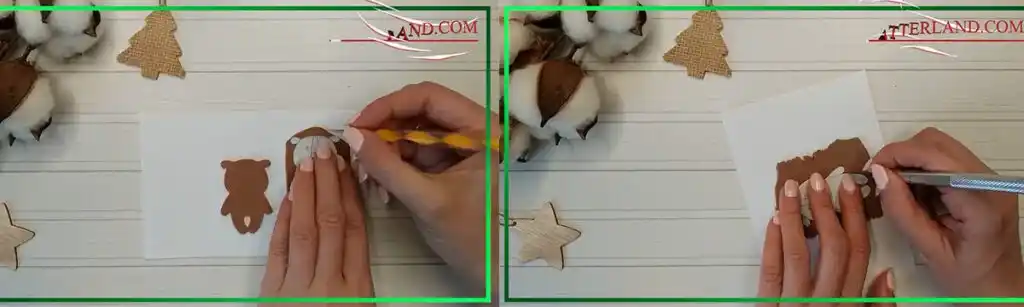 آموزش ساخت ببر کوچولو مرحله ساخت بدن عروسک 