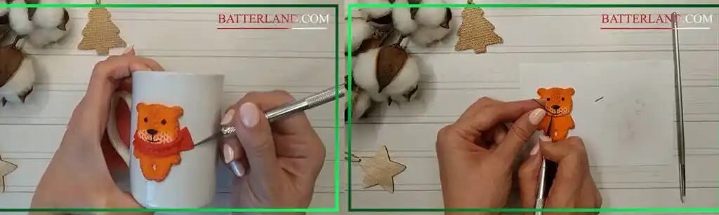 آموزش ساخت ببر کوچولو مرحله ساخت شالگردن  عروسک 