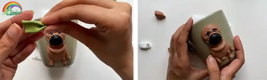 آموزش ساخت اسپایک کوچوله مرحله ساخت دست و پاهای  عروسک 