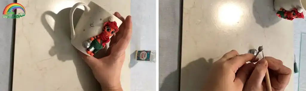 آموزش ساخت ماگ ببر کوچولوی شیطمون مرحله ساخت  کلاه عروسک 