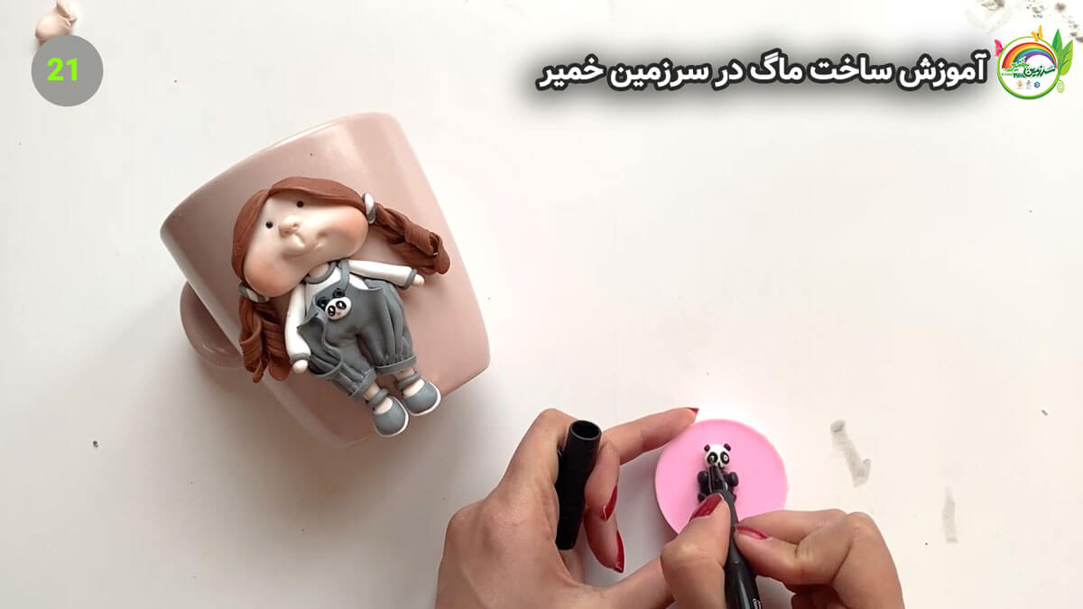 مراکز خرید خمیر ماگسازی در اصفهان طرح عروسک کپل بانمک