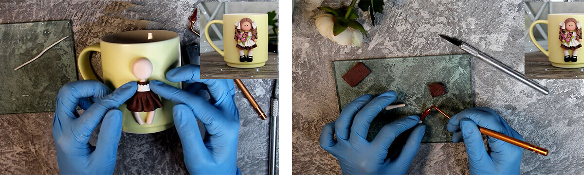 آموزش ساخت دست عروسک گل فروش